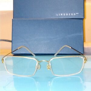 Lindberg Gold Frame Glasses